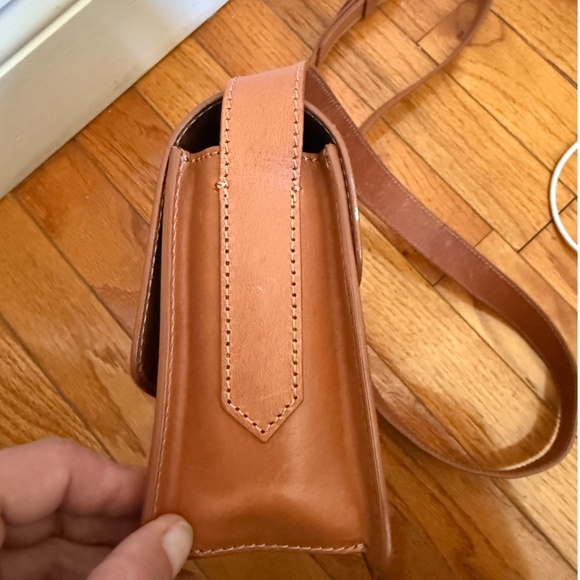 &Other Stories Brown Shell Leather Bag - Picture 10 of 12